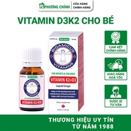 Vitamin D3 K2 Cho Bé BioAmicus Vitamin D3K2 Hỗ Trợ Tốt Cho Sức Khoẻ Xương Răng 10ml
