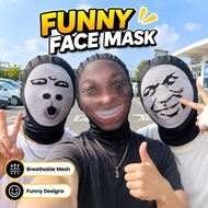 3D Printed Full Face Mask Topeng Muka Funny Celebrity IShowSpeed Mesh Balaclava Cosplay Role Play Ha