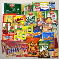 108 Christmas Grocery Package Snacks Salad Juice Seasoning Pancit Spaghetti