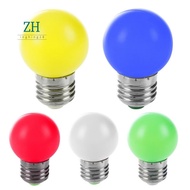 E27 LED Light Warm Red Bulb Plastic Bulb (0.5W Power, Red)