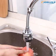 JOSNUW 360 Degree Faucet Extender Kitchen Sink Faucet Filter 2 Spray Mode Faucet Extension Tap