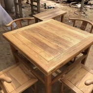 Square Eight Immortals Table Homestay Chinese Style Antique Dining Table Tea Table Solid Wood Househ