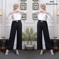 Celana kulot premium free belt hermes include di dalamnya