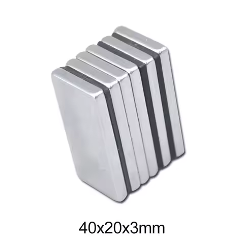 40x20x3 Strong Sheet Magnet 40*20*3mm Block Rectangular Magnet 40x20x3mm For Home Refrigerators, Off