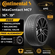 Continental MaxContact 7 MC7 Car Tyre (FREE INSTALLATION/DELIVERY) 16 17 18 19 Inch Tire Tayar Keret