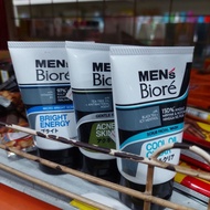 Men's Biore Gentle Scrub Facial Wash Face Bright Foam 50ml