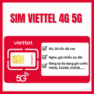 Sim 4G Viettel Gói SD70 - SD120 - V90B - V120B - V150B - V200B - Data Tốc Độ Cao + Miễn Phí Gọi - Ph