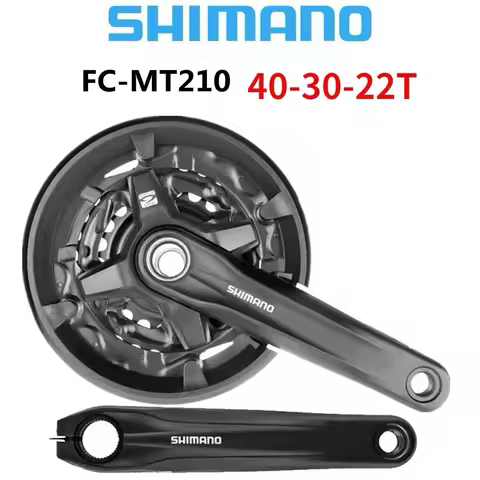 Shimano Alivio MT210 2 Pieces 170mm 44-32-22T 40-30-22T 2x9 3x9 Speed MTB Mountain Bike Bicycle Cran