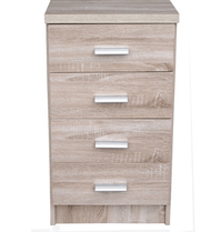 Fortem Fitness-ตู้ลิ้นชักD403 40ซม. 4 ชั้น สีพรีเมียร์โอ๊ค สินค้าคุณภาพดี