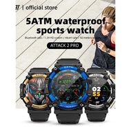 LOKMAT ATTACK 2 PRO Smart Watch 1.39-Inch Full Touch Screen Bluetooth Calls Fitness Tracker Heart Ra