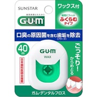 SUNSTAR - GUM 護理牙線 膨脹牙線(含蠟) 40米 -10707 (平行進口)