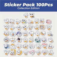 HP Hot Sticker Ilay-Funny Character Ilay The Full Job Bear Sticker Pack Cute Waterproof Adhesive Sti