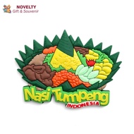 All-round fridge magnets, souvenirs from Indonesia