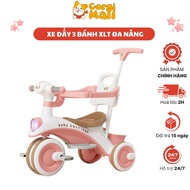 Tricycle, 3-Wheel Bicycle with Music Light and 3-Wheel Bicycle for Children 1-5 Years Old CORGI.MALL