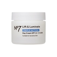 No7 Lift & Luminate Triple Action Day Cream SPF 15 50ML นัมเบอร์เซเว่น ลิฟท์ แอนด์ ลูมิเนท ทริปเปิ้ล