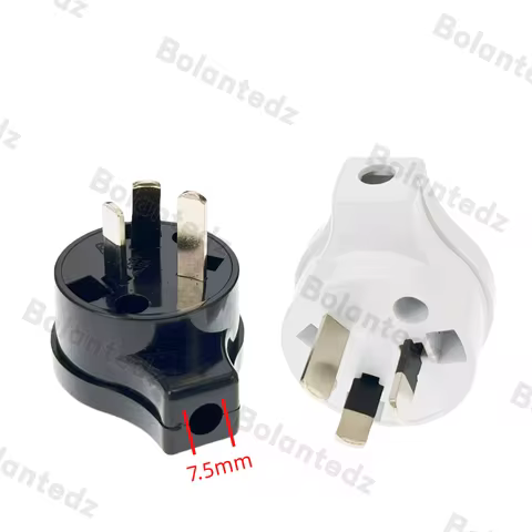 AU wiring plug Argentina Australia SAA certification 3 Pin power cable wired industry connector 250v