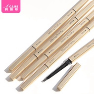 /10Y Eyebrow Pencil/Small Gold Bar A1Z56-Not Easy to Fade Draw Eyebrow with Eyebrow Brush Smudge Fin