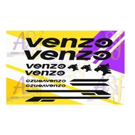 venzo bicycle frame design stickers