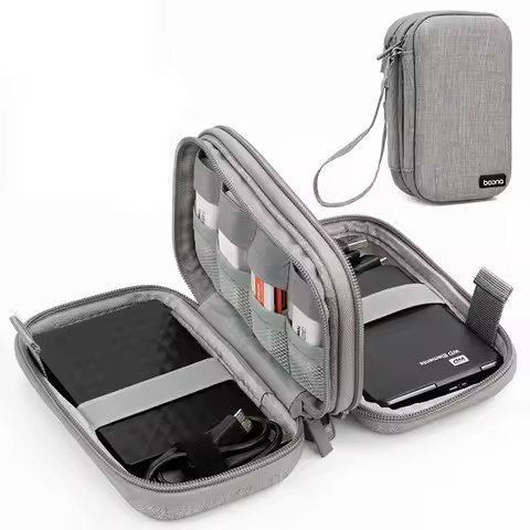 Travel Hard Drive Case 2.5 inches Carrying Hard Disk Storage Bag External Portable Hard Disk Organiz