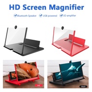 3D 12inch Mobile Phone Screen Magnifier HD Video Amplifier Folding Phone Enlarge Screen Stand Cermin Pembesar Skrin