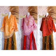 Set baju bodo modern adat bugis makassar