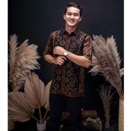 Original Quality Men's Stamped Batik Shirt Model - Zallatra Y7