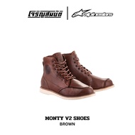 Alpinestars Boots Model MONTY V2 SHOES Color BROWN