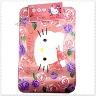 小花花日本精品♥ Hello Kitty 腳踏墊 地墊 浴室 地毯地墊 粉色大臉玫瑰33169200