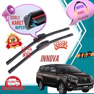 wiper mobil double universal/wiper mobil dua karet/wiper mobil