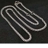 4mm Thickness Stainless Steel HuaLan Three Hooks Amulet Necklace.
