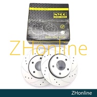 PROTON EXORA NON TURBO, PREVE, SUPRIMA S - NYCO FRONT DRILLED & SLOTTED RACING BRAKE DISC ROTOR (2pc