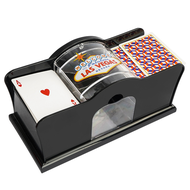 Manual Card Shuffler Poker Shuffle Machine Cards Holder Easy Hand Cranked System Card Shuffler