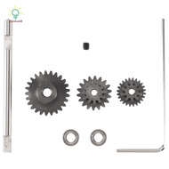 Metal Transmission Gear with D Axis Gearbox Steel Gears Set for WPL D12 1/10 RC Car Upgrade Parts Ac