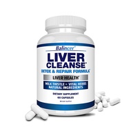 Liver Cleanse Detox & Repair Supplement - Herbal liver support supplement with milk thistle dandelio