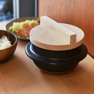 日本FORMLADY 日製萬古燒一合炊木蓋羽釜炊飯鍋