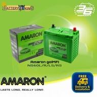 car battery Amaron go 36 WARRANTY NS60L / NS60R 46B24L/R Car battery (New stock) *Free Delivery and 