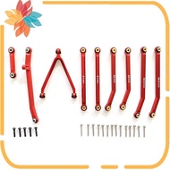 CNC High Clearance Chassis Link Steering Rod Set for 1/24 RC Crawler Car SCX24 AXI00001 AXI00002 AXI