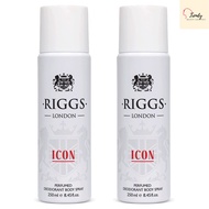 Riggs London Icon Men Perfumed Deodorant Body Spray - Set of 2 (250mlx2)
