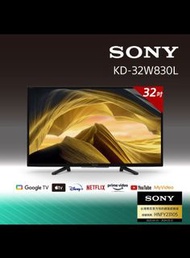 Sony BRAVIA  32吋 HDR LED Google TV 電視 KD-32W830L