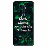 Ốp lưng in cho Oppo Reno 2F Mẫu Anh Thương Em