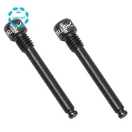 RISK 2Pcs Titanium Caliper Bolts Ultralight Bicycle Oil Disc Brake Pads Thread Pins for SHIMANO XT Hydraulic Disc Brake,Black