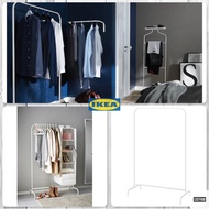 IKEA MULIG CLOTHES RACK WHITE 99x152 cm HANGING RACK BAR IKEA