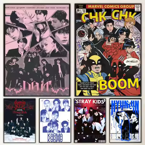 Poster HD art, waterproof, sticky wall, home decoration (living room, bedroom, bar), aesthetic Kpop 