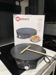 พร้อมส่งในไทย: Mamaru เครื่องทำเครป&แพนเค้ก แถมไม้หมุน รุ่น CM-20