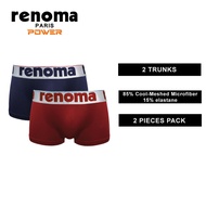 RENOMA 2pcs Men Trunk Mesh Microfiber Spandex Underwear (REX8212)