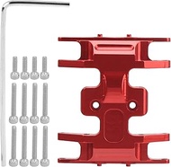 Aluminum Chassis Mount Plate Mount Transmission Holder Compatible with SCX24 1/24 RC Car, Includes M