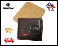 [NEW] Timberland Genuine Leather Men's Wallet Smart Luxury - Dompet Kulit Lembu