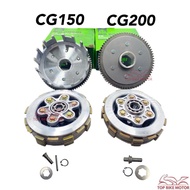 HONDA CG200 CG150 CLUTCH ASSY DISC PLATES PRESSURE HUB PARTS CLUTCH HOUSING