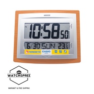 [Watchspree] Casio Digital Woodgrain Pattern Resin Wall / Desk Clock ID15SA-5D ID-15SA-5D ID-15SA-5