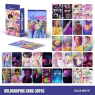 30 KPOP KPOP The Witchers Sacha Boys' Team Laser Flash Cards Anime Merchandise LOMO Collection Cards
